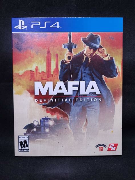 Mafia Definitive Edition W Sleeve PS4 PlayStation 4 BRAND NEW