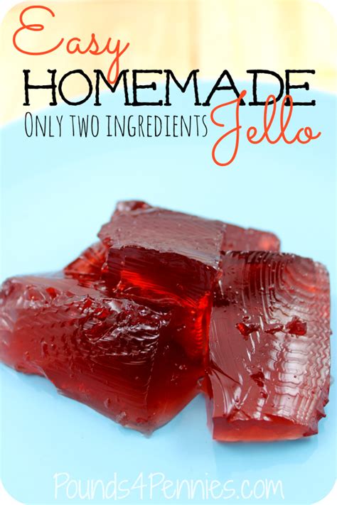 How To Make Homemade Jello With Fruit Juice