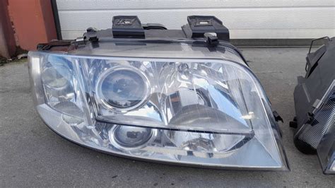 Lampy Przednie Reflektory Przód Lewa Prawa Bi Xenon Audi A6 C5 Lift Gniezno • Olxpl