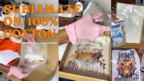 Sublimate On 100 Cotton DTF Transfer Hack Using Yamation DTF