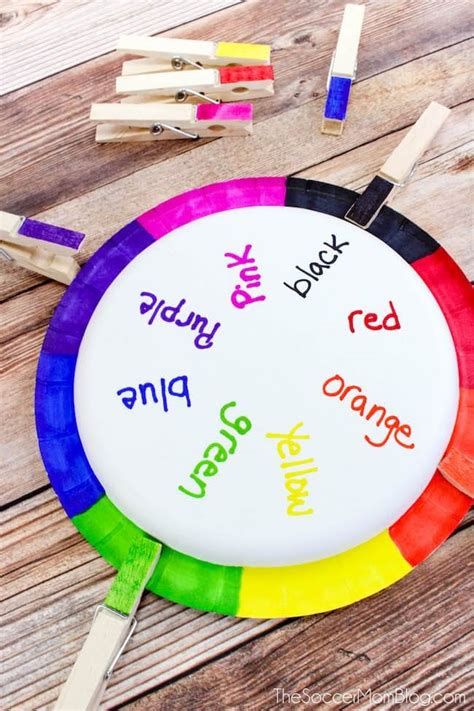 Rainbow Wheel Color Matching Game for Toddlers & Preschoolers