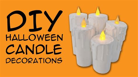 Diy Halloween Decoration Candles For Halloween Lovers A