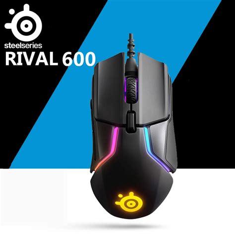 Steelseries Rival 600 Wired Gaming Mouse Rgb Macro Programação Dupla