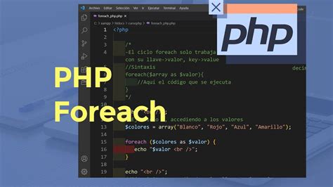 PHP Foreach Php Tutorial Video YouTube