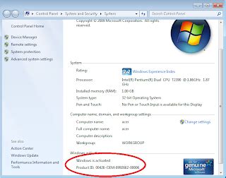 Blog Tips Trik Tutorial Cara Aktivasi Windows 7 Agar Menjadi Genuine Asli
