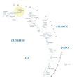 Map Of Caribbean And Leeward Islands Epic Yacht Charters