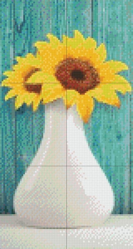 Bouquet De Tournesol 6 PLAQUES IDS Pixelhobby