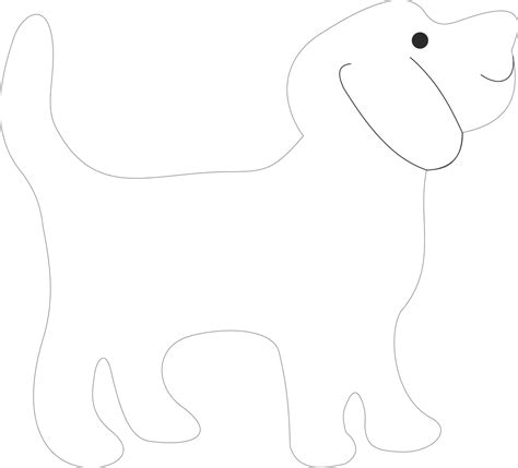 Dog Template Printable