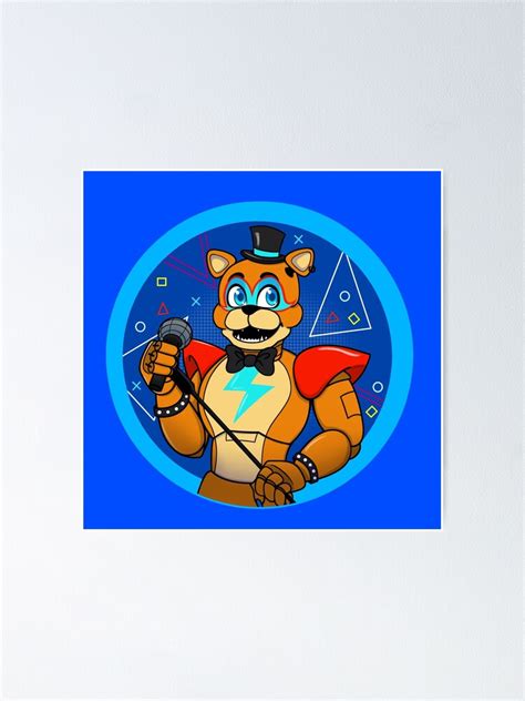 "FNAF Security Breach: Freddy Fazbear" Poster for Sale by VAFoxDesigns ...