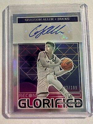 K Panini Recon Glorified Auto Grayson Allen Ebay