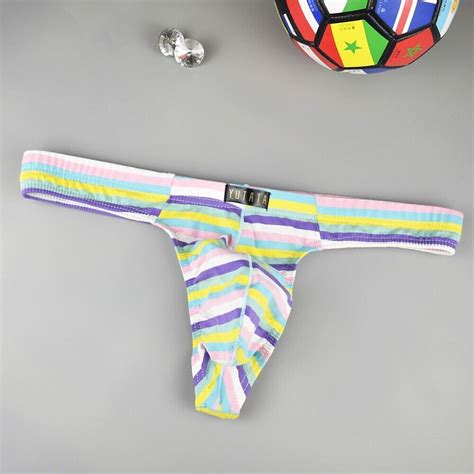 Fashionable Men S Sexy Bulge Pouch G String Bikini Breathable Thong