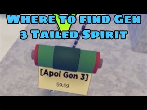 Where To Find Apol Gen 3 Tailed Spirit Boss Fight In Shindo Life