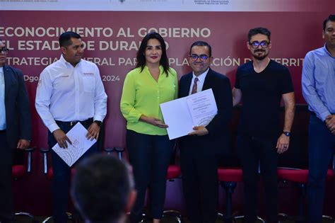 Sedatu Reconoce Al Gobierno De Durango Por Avances En Planeación Urbana