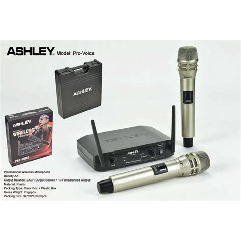 Jual Mic Wirelless Ashley Perfection Serial Original Free Koper Wisdom