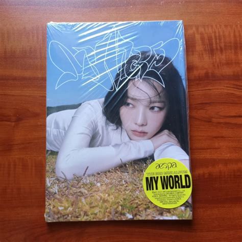 Jual Aespa Album Poster Karina Intro Version My World Shopee Indonesia