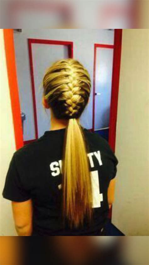 Softball hairstyles | Softball hairstyles, Hair styles, Softball