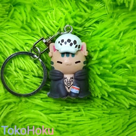 Jual Gantungan Kunci One Piece Kucing Neko Anime Action Figure Keychain