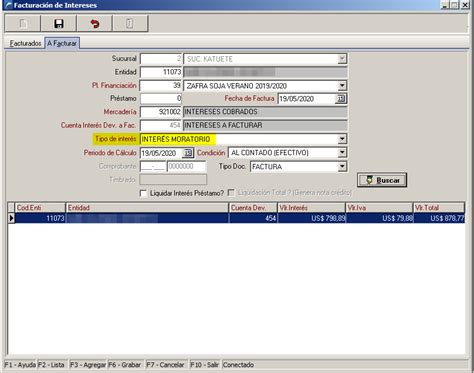No Estira Valor De Interés En InterÉs Normal Facturación De Intereses Datapar Sa