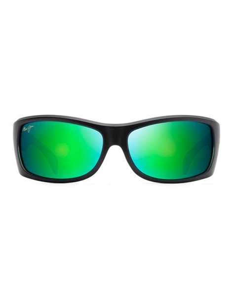 Maui Jim Equator Mj Gm848 15 Wrap Polarized Sunglasses In Green For Men Lyst