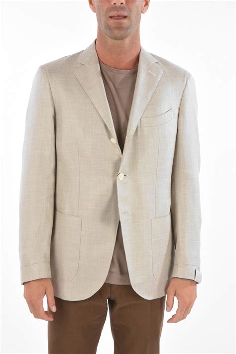 Corneliani Patch Pocket SARTO Silk Blend Blazer men - Glamood Outlet