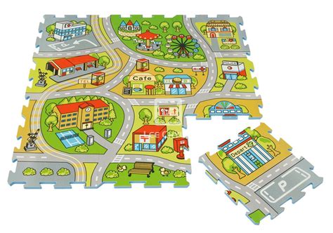 9 PCS ROAD MAP PUZZLE - EVA Foam Mat, EVA Foam Tiles maker, factory, manufacturer & supplier in ...