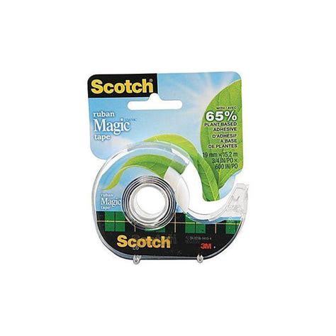 Scotch Plant Based Magic Tape Mm X M Dispenser