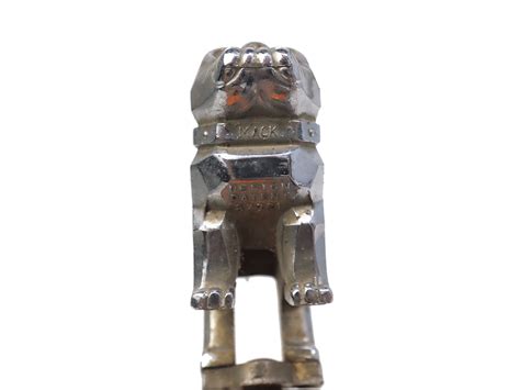 Authentic Vintage Chrome Mack Trucks Bulldog Hood Emblem Design Patent ...