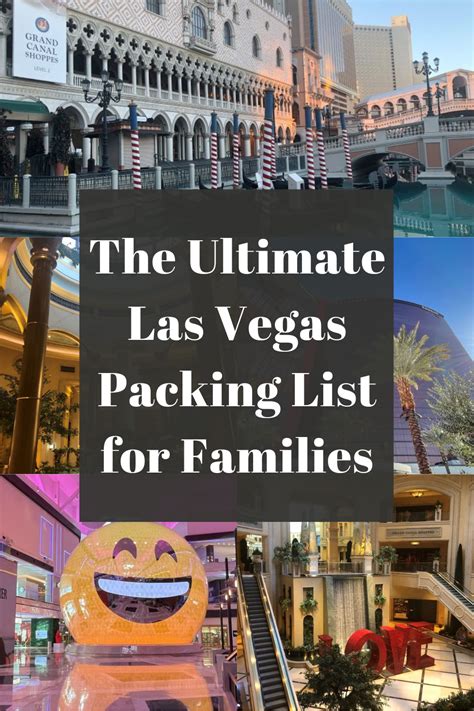 Las Vegas Packing List For Families Put On Your Party Pants