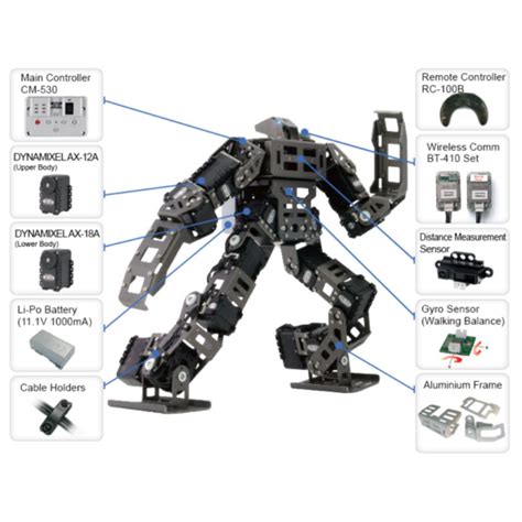 KIT ROBOT CONSTRUCTION PROGRAMMATION JOUET ÉDUCATIF HUMANOÏD GP ROBOTIS