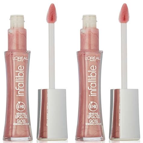 Loréal Paris Infallible 8 Hr Pro Lip Gloss Petal Pack Of 2