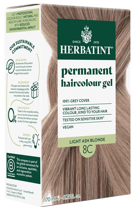 HERBATINT C Light Ash Blonde plaukų dažai ml Moonmart lt