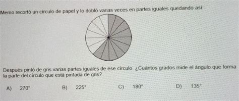 Memo recortó un círculo de papel y lo dobló varias veces en partes