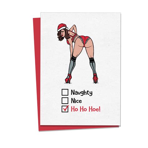 Sexy Christmas Card Rude Christmas Cards Christmas Card For Etsy