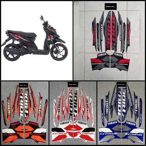 Jual List Stiker Striping Standar Pabrikan Yamaha X Ride