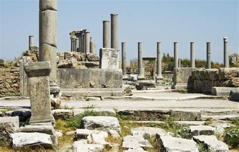 Ruins in Perga stock image. Image of hellenistic, remains - 12375273