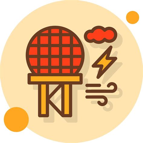 doppler radar filled shadow circle icon  vector art  vecteezy
