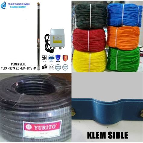 Jual Pompa Submersible York Hp Kabel X Yurito Klem Sible