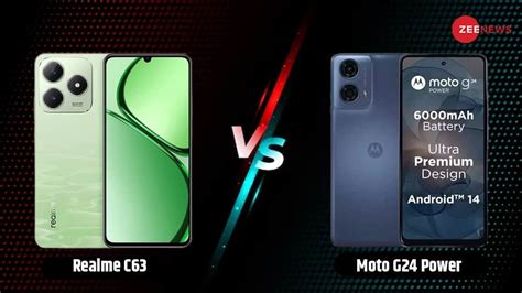 Tech Showdown Realme C63 Vs Moto G24 Power Which Phone Wins Battery