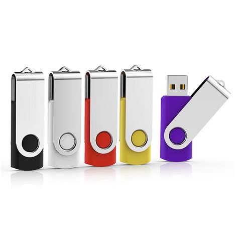 KOOTION 5 Pack 64GB USB 2 0 Flash Drive Thumb Drives 5 Mixed Colors