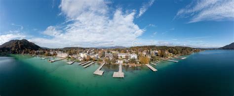 Lake Klopein Klopeiner See in Carinthia, Austria Stock Photo - Image of ...