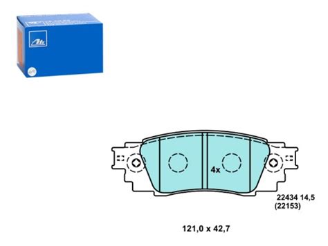 Klocki Hamulcowe Ceramiczne Ty Lexus Es Nx Rx Ux Toyota Camry C Hr