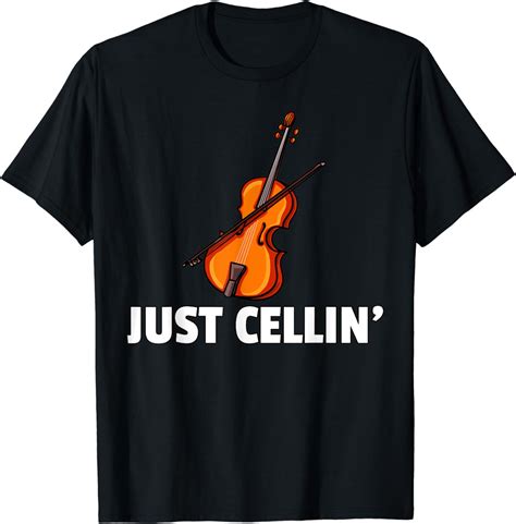 Amazon Cello Music Gift For Cellist Or Cello Player T Shirt Clothing