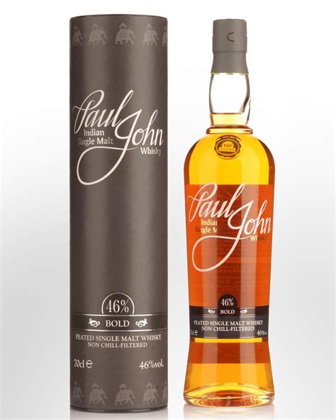 Paul John Bold Peated Single Malt Indian Whisky 700ml Nicks Wine