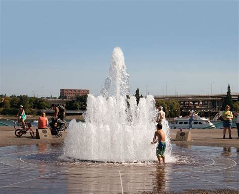 Portlands Public Fountains Travel Portland Portland Travel