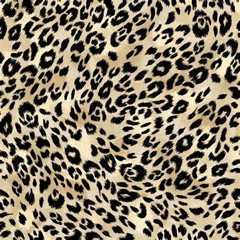 Isabella Cheetah Animal Print Cream Qt Fabrics 9163 016542176196