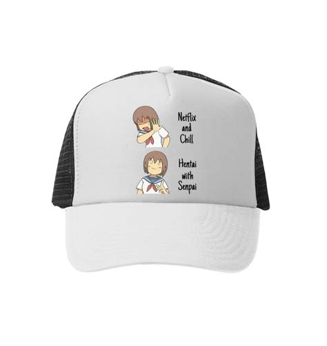 Netflix And Chill Hentai With Senpai T Shirts TeeHerivar