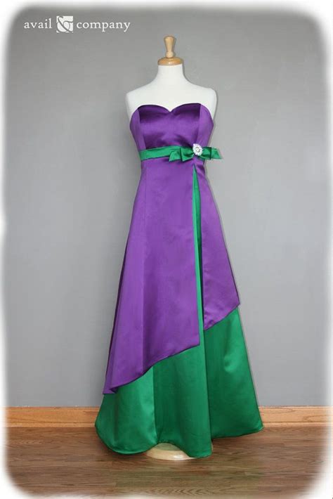 Green And Purple Bridesmaid Dress Custom Made In Your By Availco 29500 Purple And Green