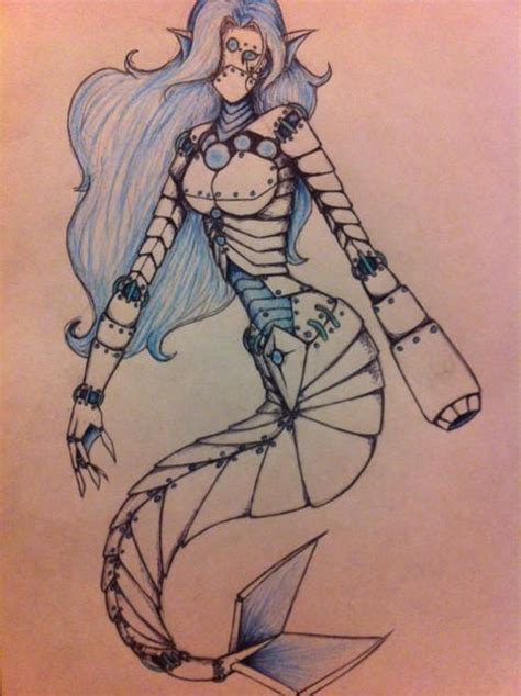 Robot Mermaid By Criticaldisarray On Deviantart