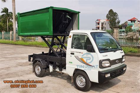 XE THU GOM RÁC THACO TOWER 800 3 KHỐI