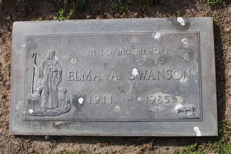 Elma Anna Underwood Swanson Monumento Find A Grave